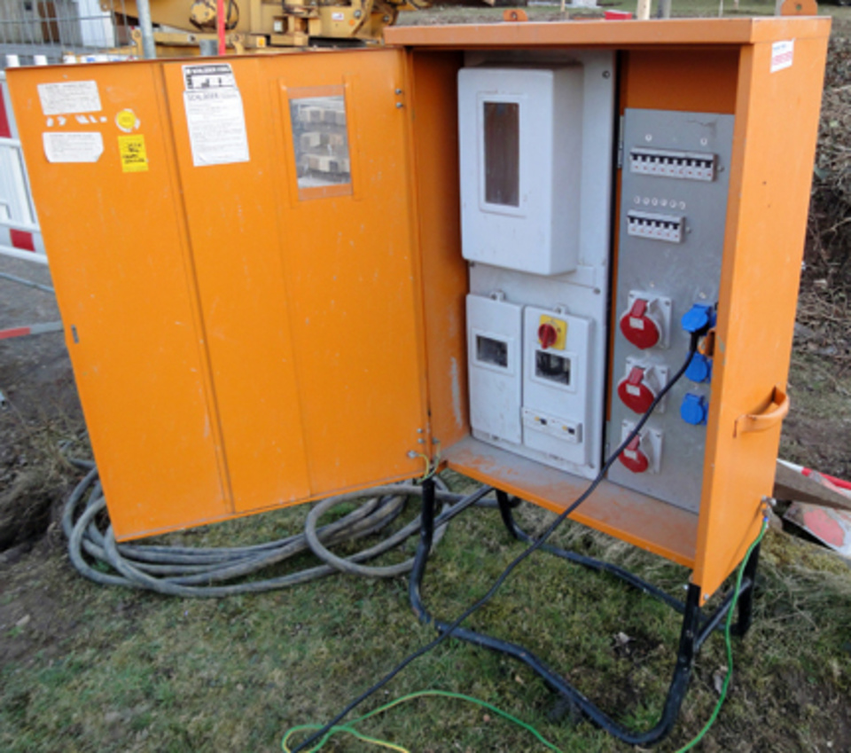 Baustromkasten bei Elektrotechnik Breitenbach in Gemünden am Main