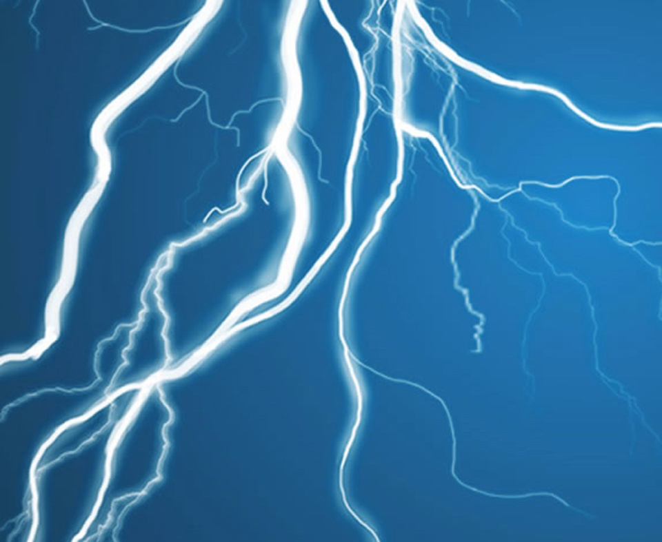 Blitz bei Elektrotechnik Breitenbach in Gemünden am Main